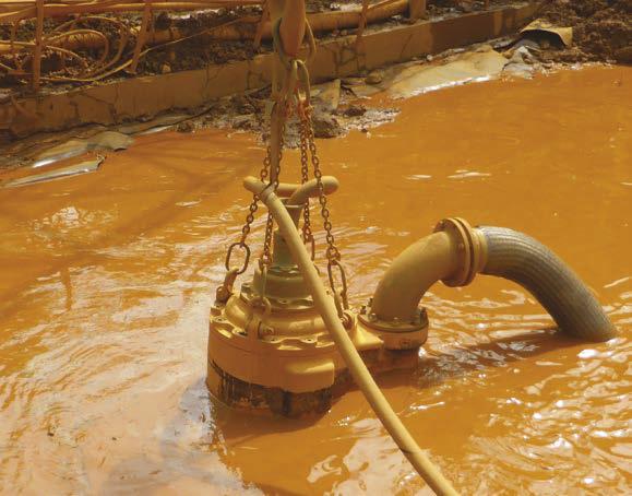 Processamento de minérios — aplicação de bombas Goodwin